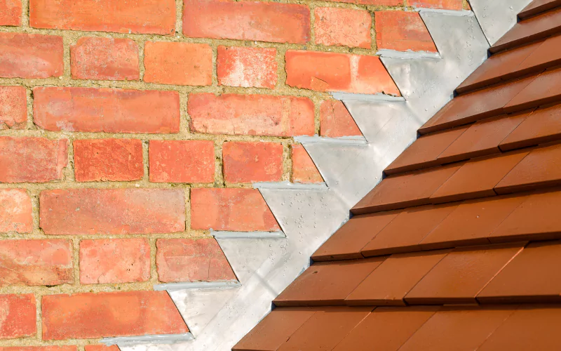 flashing-on-roof-chimney-seam