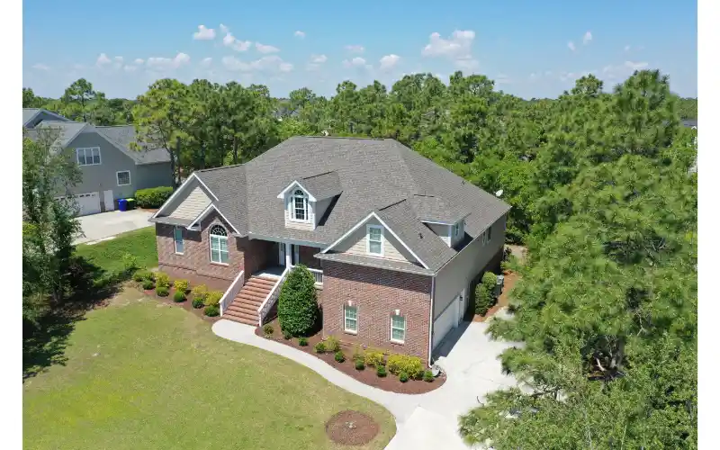Overhead Front View Roof Replacement Wilmington NC