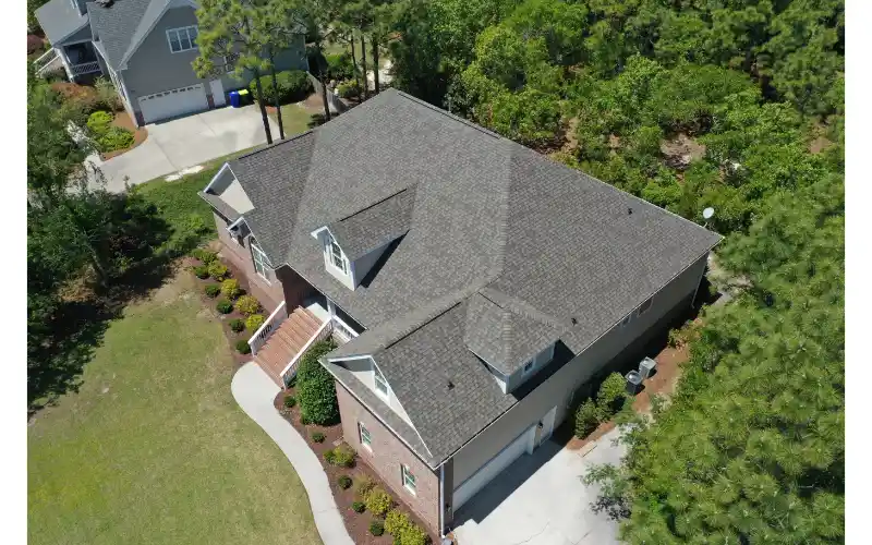 Overhead View Roof Replacement Wilmington NC
