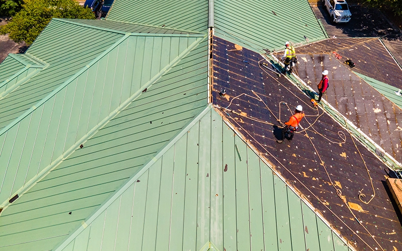 Choufani & Bailey Roofing- New Metal Roof Installation Project